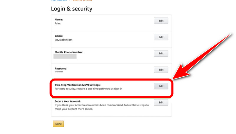 Zwei-Stufen-Verifizierung (2SV) aktivieren