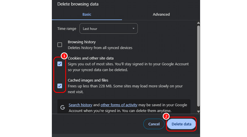 Browsercache und Cookies löschen