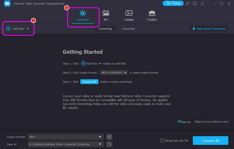 Converter Dateien hinzufügen MKV hinzufügen