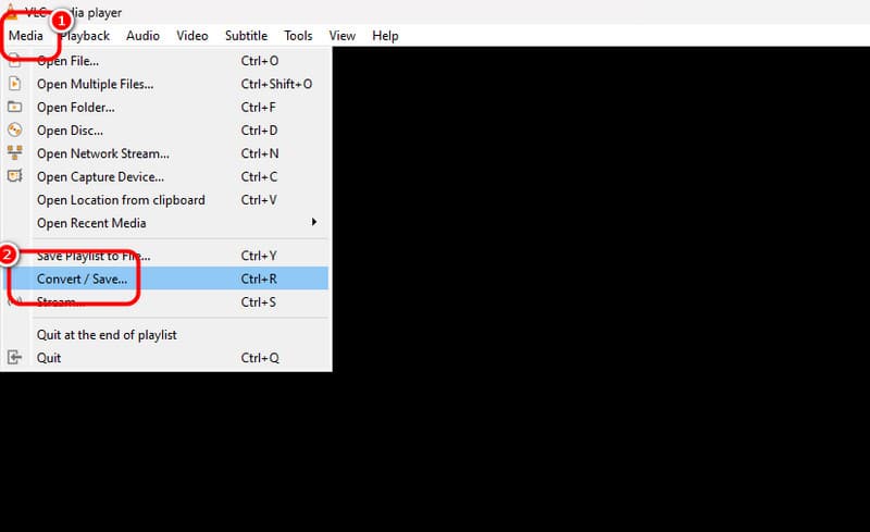 Datei konvertieren speichern Schaltfläche VLC
