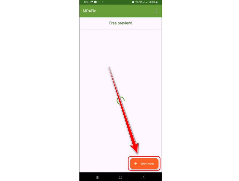 Videooption Mp4fix auswählen