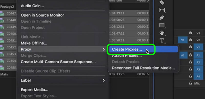 Proxy-Videos verwenden