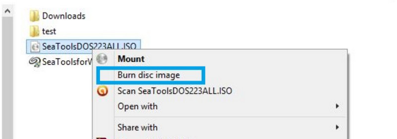 Datenträgerabbild brennen