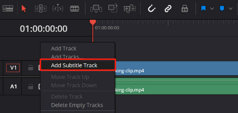 DaVinci – Untertitel hinzufügen