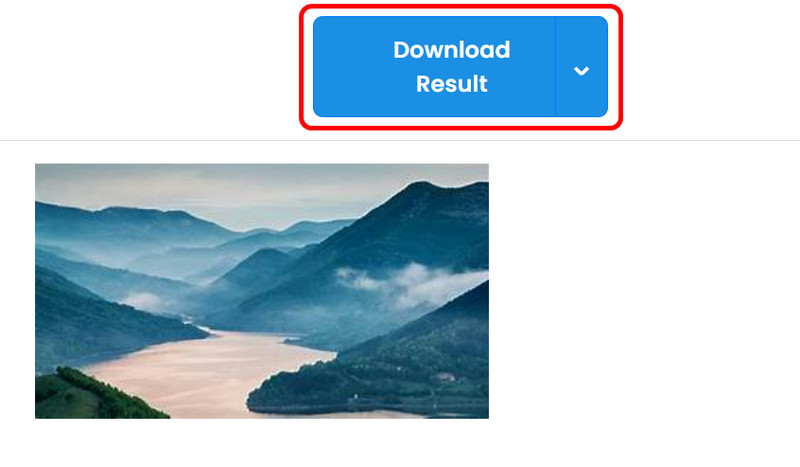 Ergebnis in TinyWow herunterladen.
