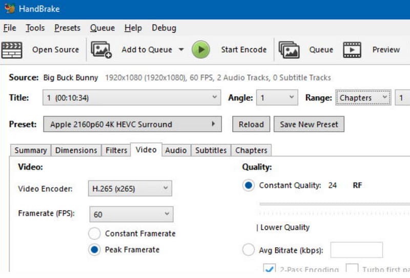HandBrake AVI Converter