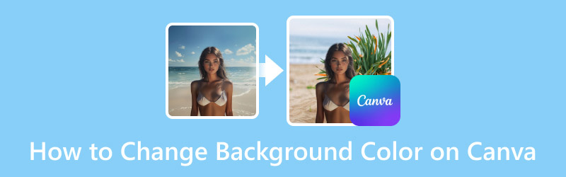 Hintergrundfarbe in Canva ändern