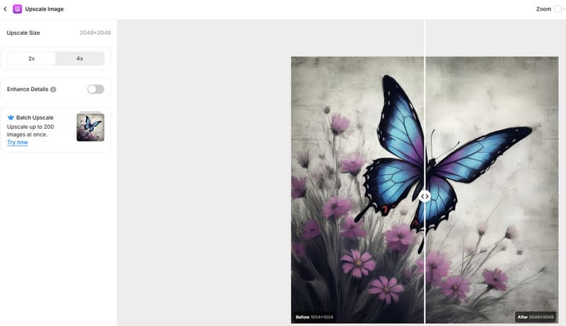 Pixelcut KI-Bild-Upscaler