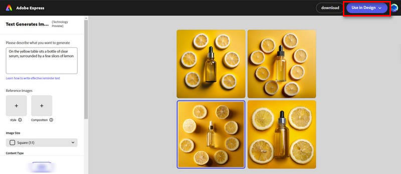 Generiertes Bild ansehen