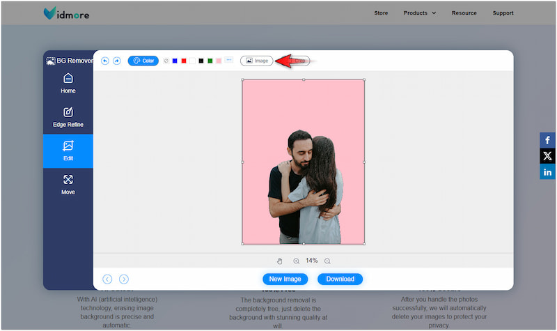 Hintergrundbild ersetzen