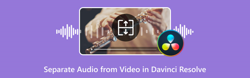 Audio von Video in DaVinci Resolve trennen