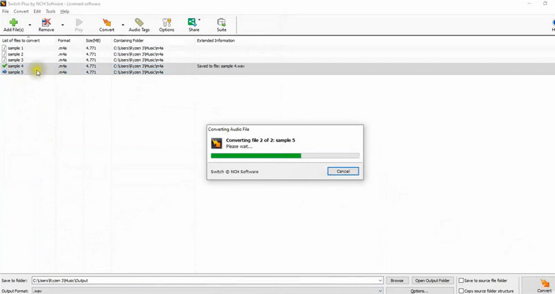 Switch Audio Converter
