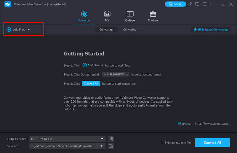 Vidmore Audio Converter