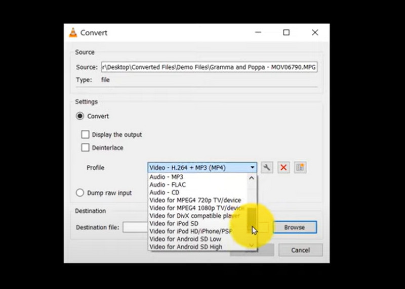 VLC Audio Converter