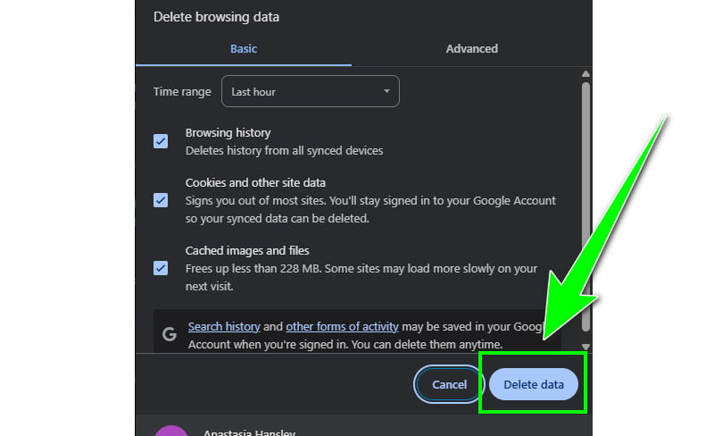 Browserdaten löschen