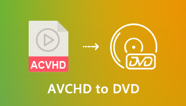 So konvertieren Sie AVCHD MTS auf DVD, ohne an Qualität zu verlieren