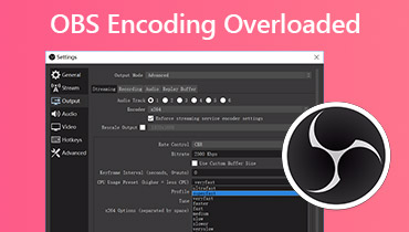 encoding overloaded obs studio recording