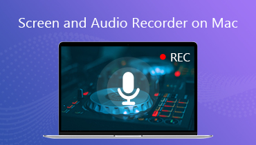 Bildschirm und Audiorecorder