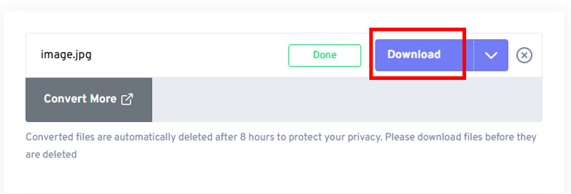 Download-Schaltfläche – FreeConvert