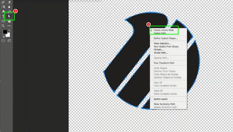 Vektormaske erstellen Photoshop