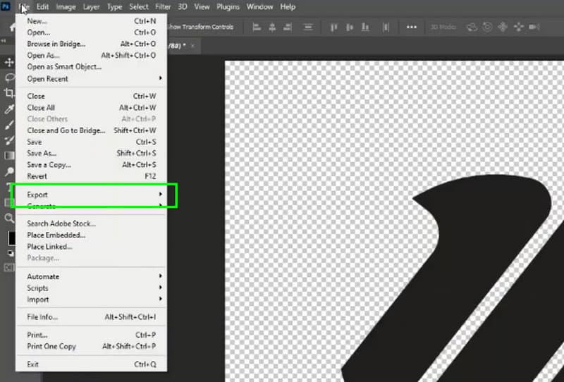 Datei Exportieren Photoshop