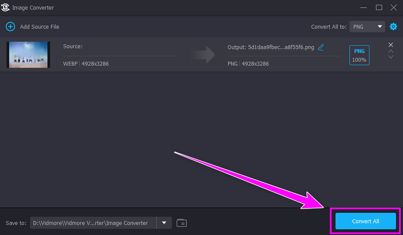 Schaltfläche „Alle konvertieren“ Vidmore