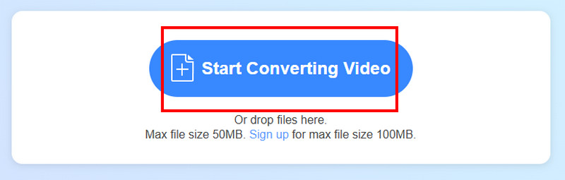 Start Converting Video Vidmore