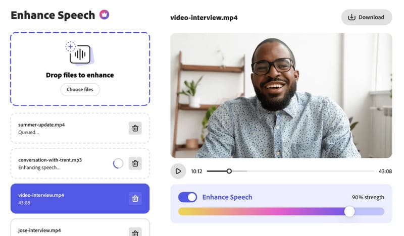 Adobe-Audio-Optimierer