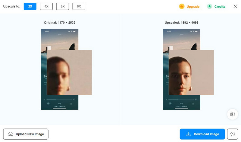 Vidmore Image Upscaler – Screenshots verbessern