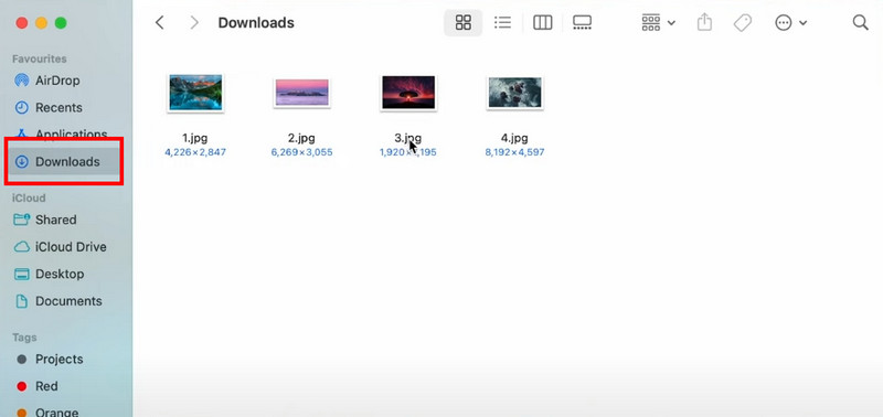 Zum Ordner im Finder wechseln