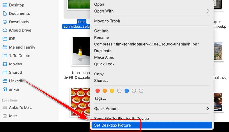 Schreibtischbild verwenden Fotos
