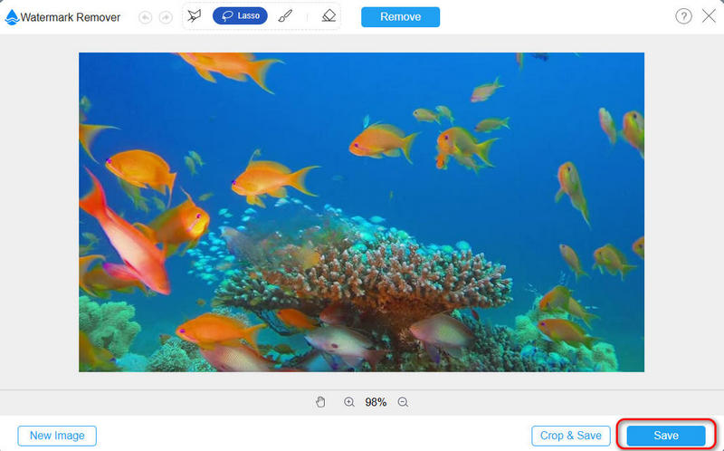 Bearbeitetes Bild speichern