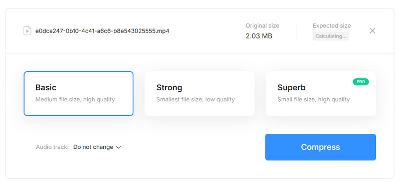 Clideo Videokompressor
