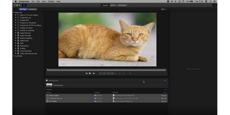 Final Cut Pro Videokompressor