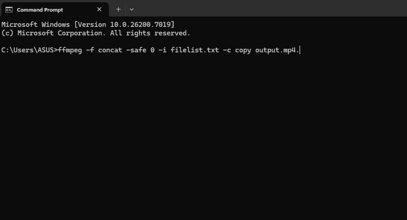 MP4‑Video kombinieren FFmpeg