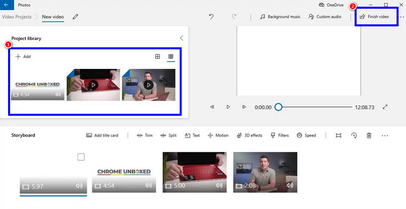 MP4‑Dateien zusammenfügen Fotos‑App