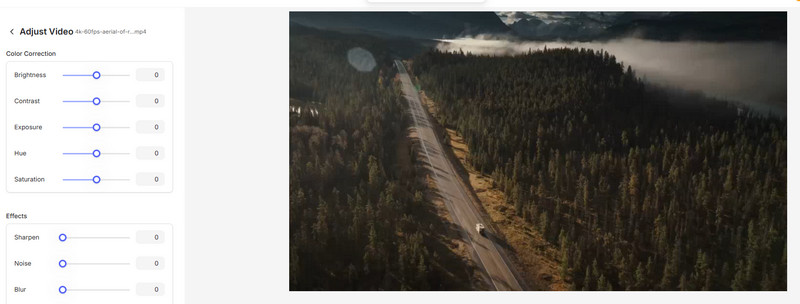 Veed Video-Farb-Enhancer