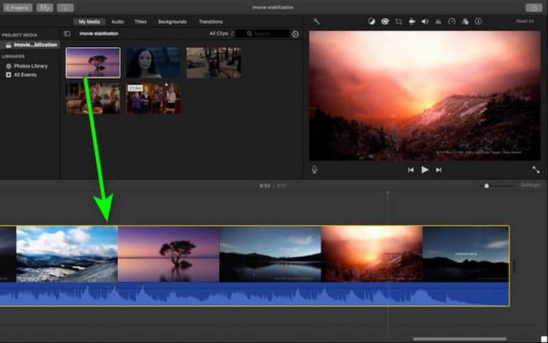 Import Video Imovie