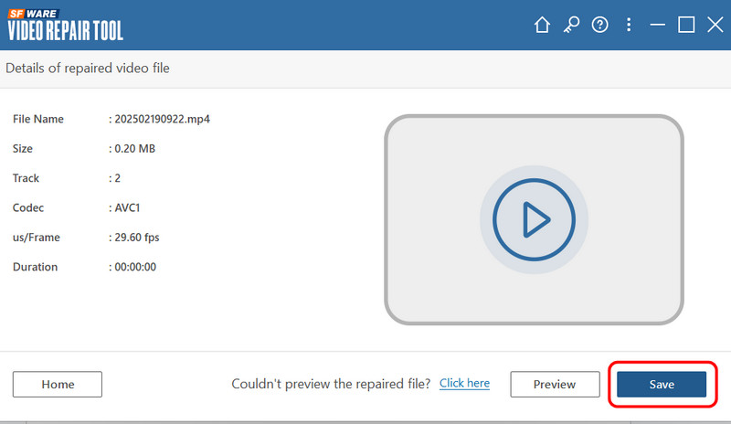 Schaltfläche „Speichern“ – Sfware