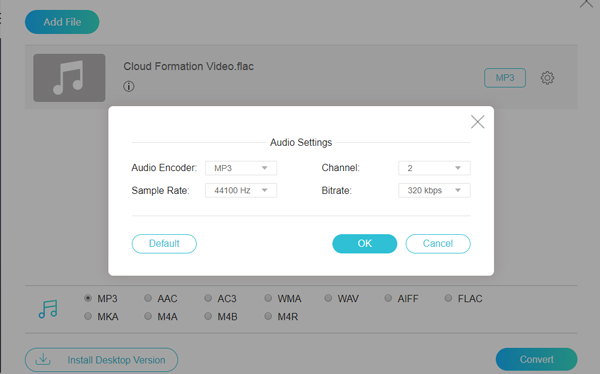 Bitrate MP3