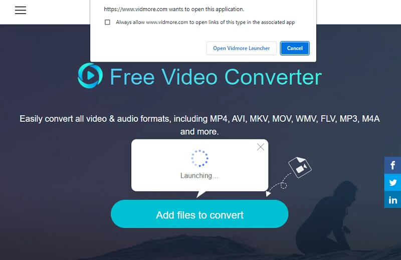 Online Converter starten