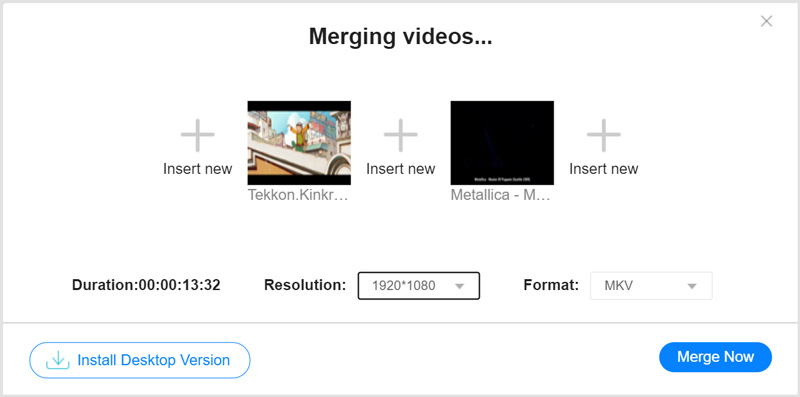 MKV-Dateien online kostenlos zusammenfügen