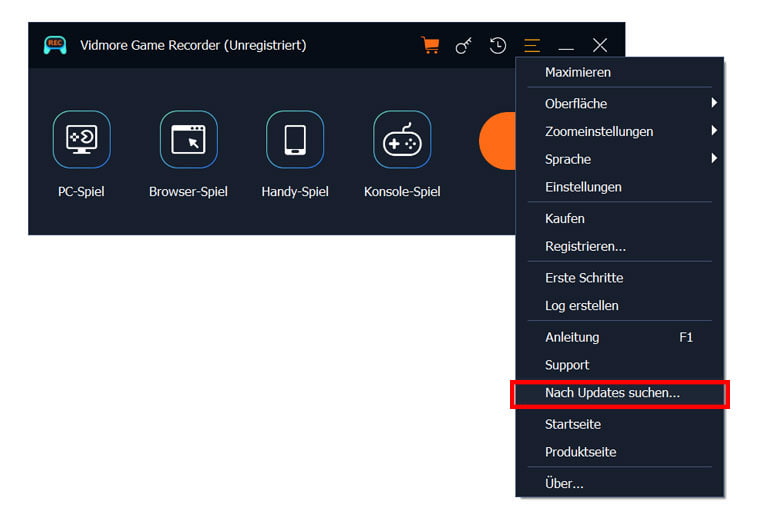 Software aktualisieren