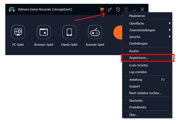 Software registrieren