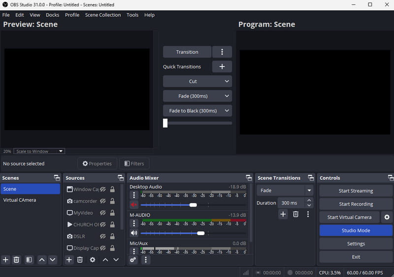 OBS Studio Bildschirmrekorder