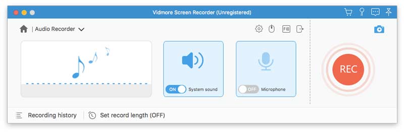 Wählen Sie System Audio