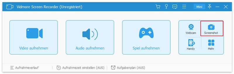 Screenshot auswählen