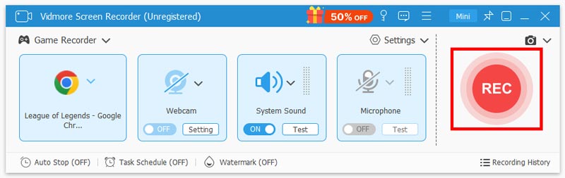 Gameplay‑Aufnahme starten