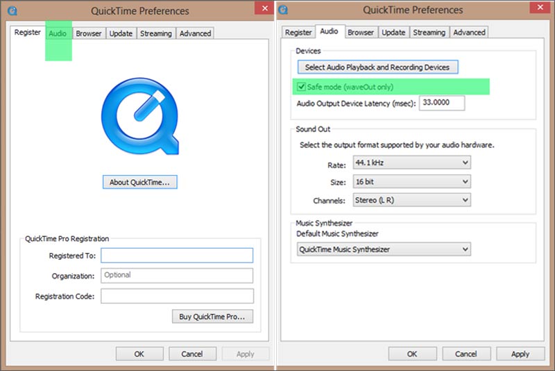 Einstellungen anpassen