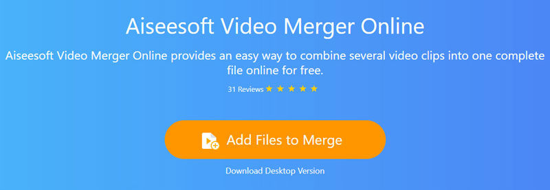Aiseesoft Kostenloser Online Video Merger